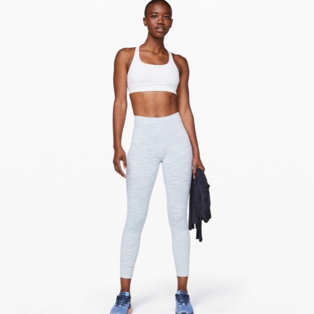 Lululemon Train Times Tight Leggings - Wee Are From Space Sheer Blue Chambray